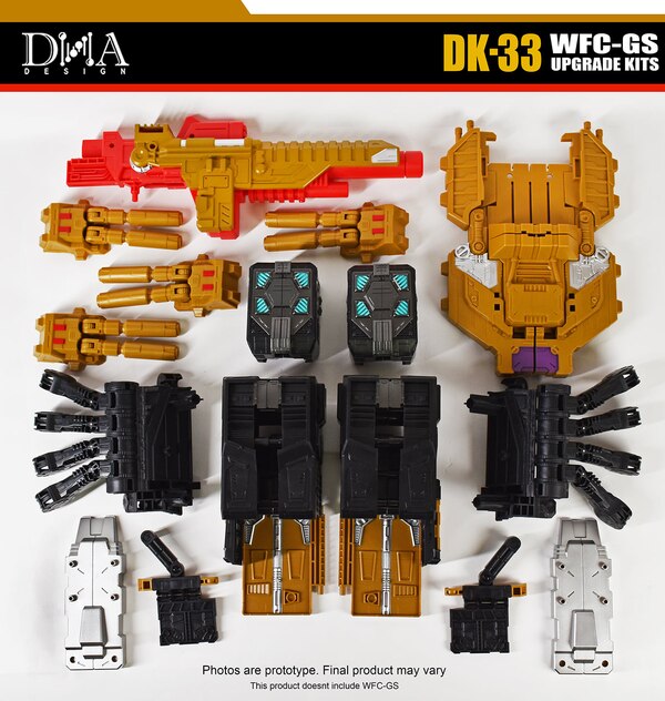 DNA Design DK 33 Transformers Legacy Black Zarack Upgrade Kit Image  (1 of 10)